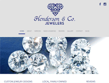 Tablet Screenshot of hendersonjewelers.com